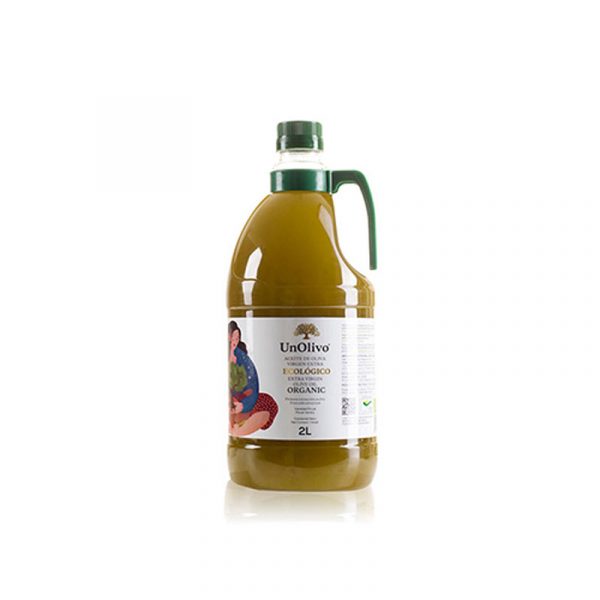 Aceite de oliva virgen extra ecológico sin filtrar UnOlivo pet 2l