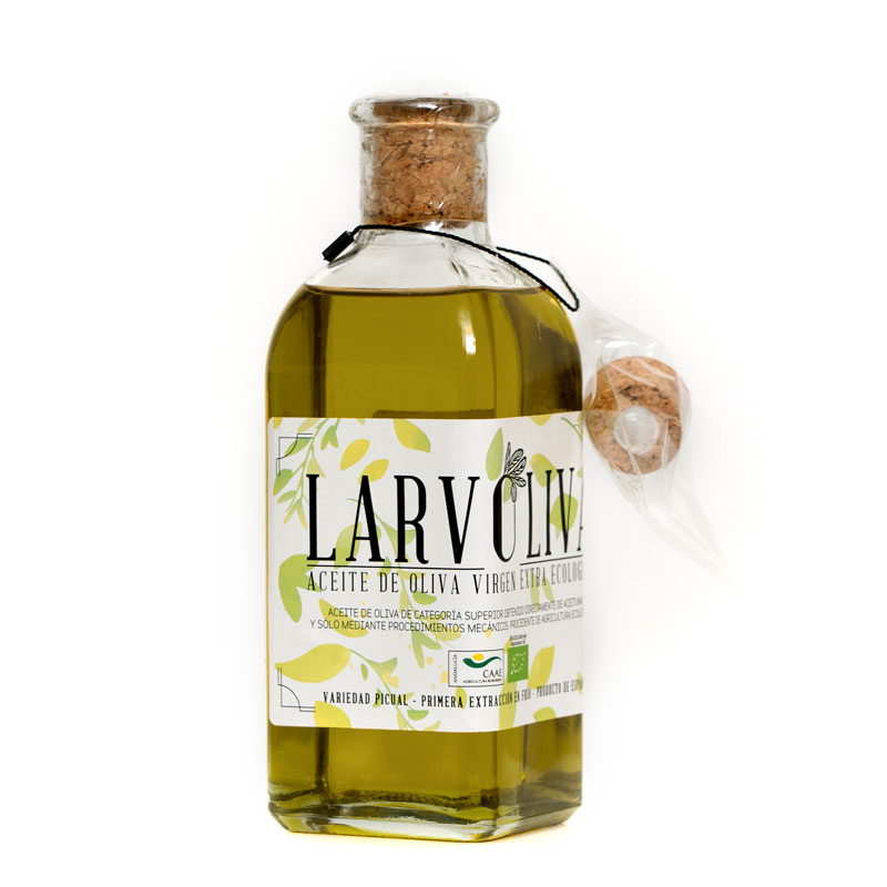 Aceite de Oliva Virgen Extra Ecológico frasca 500 ml LARVOLIVA