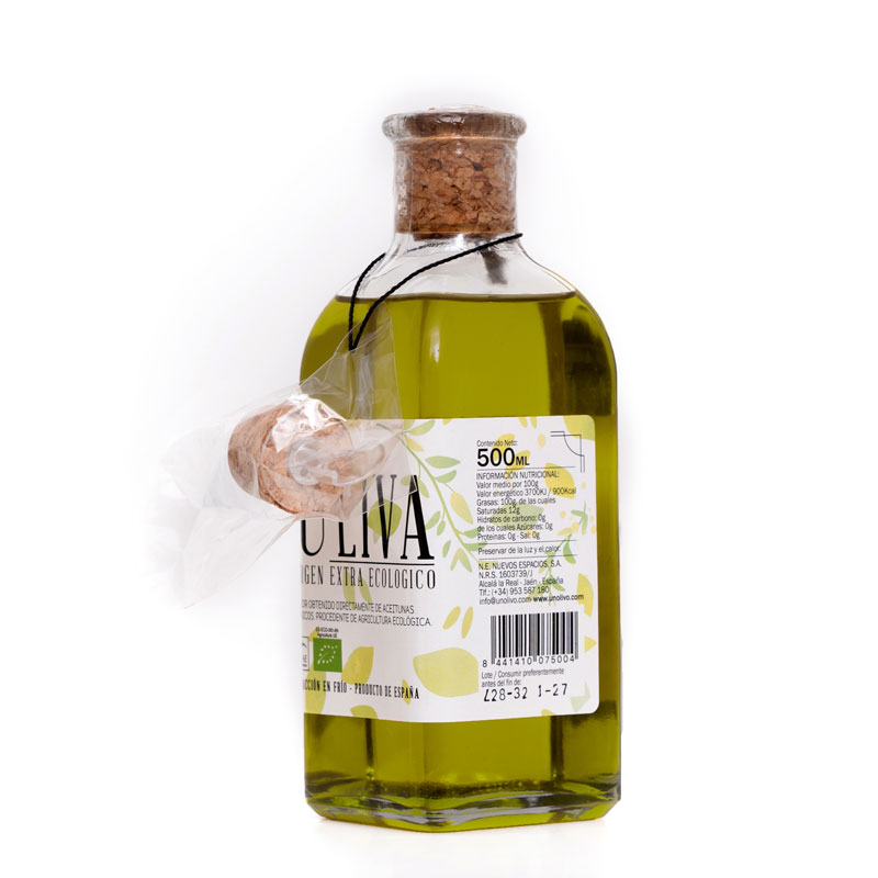 Aceite de Oliva Virgen Extra Ecológico frasca 500 ml LARVOLIVA