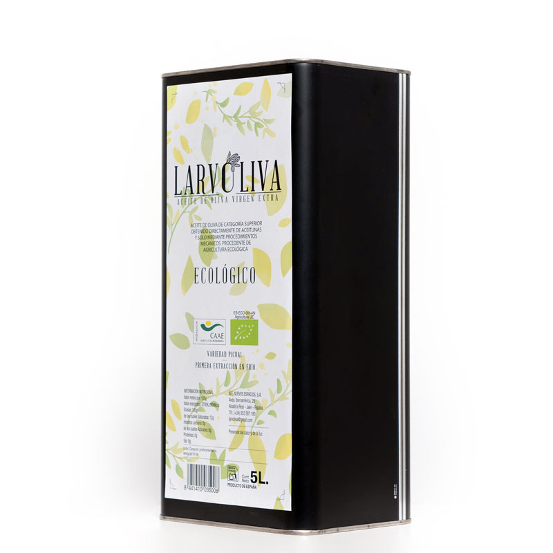 Aceite de Oliva Virgen Extra Ecológico 5L LARVOLIVA