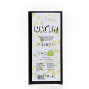 Aceite de oliva virgen extra Ecológico – Lata 5L LARVOLIVA