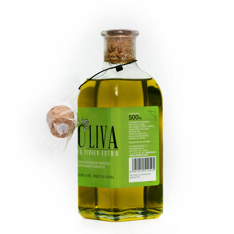 Aceite de oliva virgen extra Frasca Cristal 500ML LARVOLIVA - Imagen 3